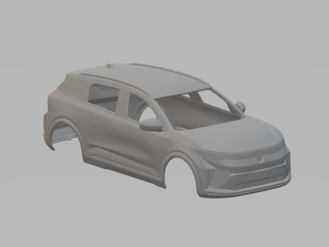Renault e-scenic 3D Baskı Modeli