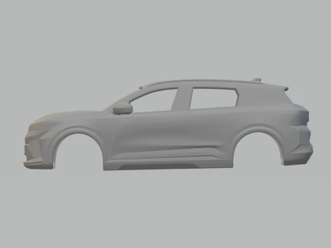 Renault e-scenic 3D Print Model