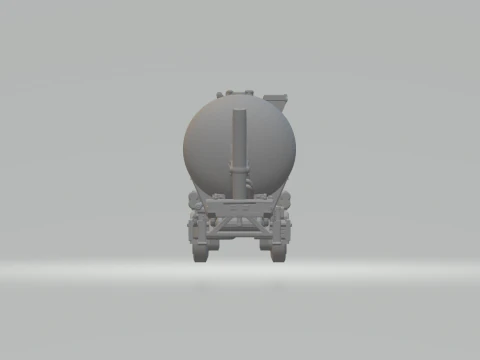 EUROPEAN SILO TRAILER 3D Print Model