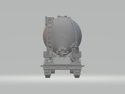EUROPEAN SILO TRAILER Model Cetak 3D