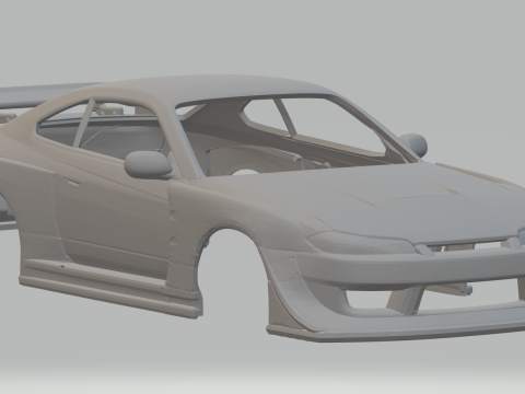 NISSAN SILVIA S15 3D-Druckmodell