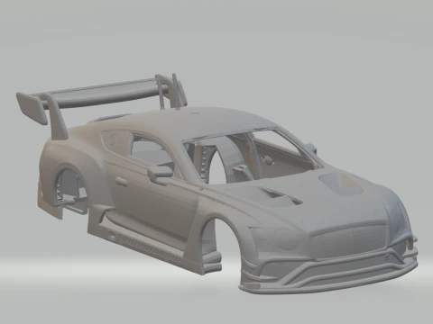Bentley gt3 3D Принт Модель