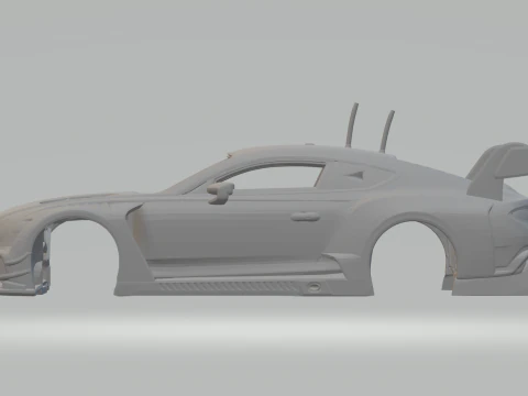 Bentley gt3 Modello di stampa 3D