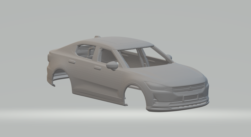 Polestar 2 Modello di stampa 3D .c4d .max .obj .3ds .fbx .stl .blend 