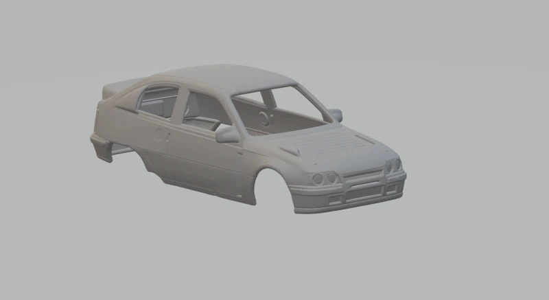 Opel kadett 3D Print Model .c4d .max .obj .3ds .fbx .stl .blend 