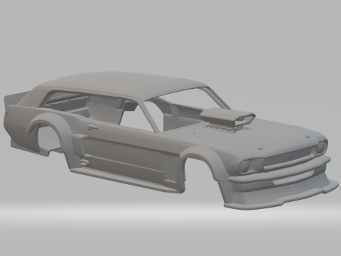 HOONICORN MUSTANG WAGON 3D Print Model