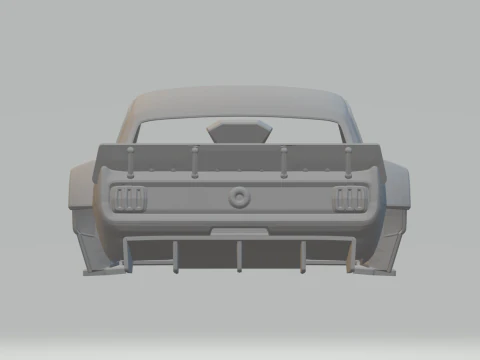 HOONICORN MUSTANG WAGON 3D Print Model