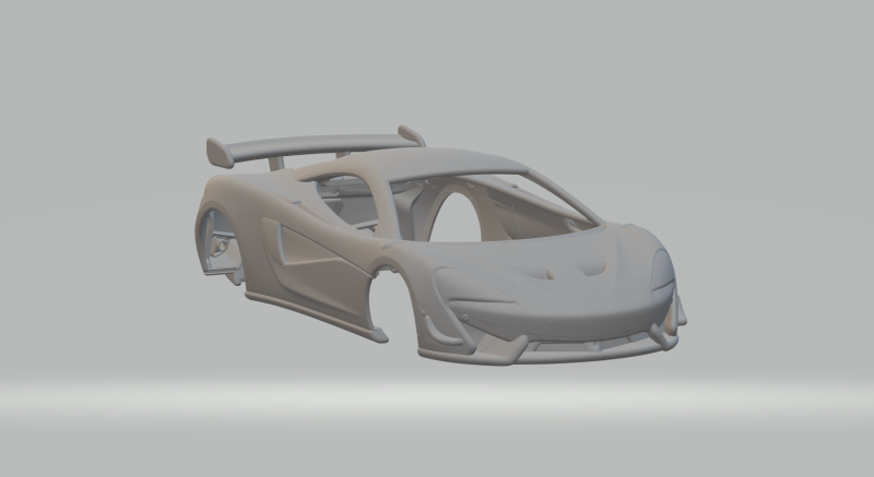 Mclaren 620r 3D 프린트 모델 .c4d .max .obj .3ds .fbx .stl .blend 