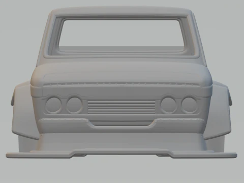 Toyota hilux custom 3D Print Model
