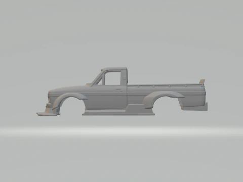 Toyota hilux custom 3D Print Model