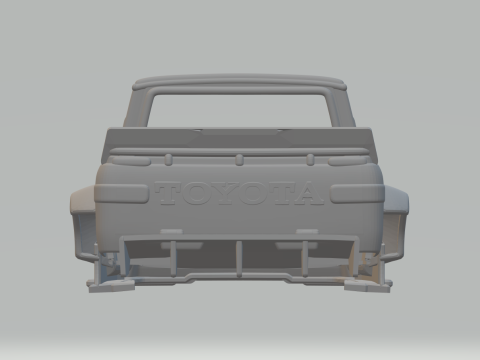 Toyota hilux custom Model Cetak 3D
