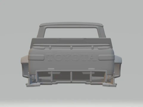 Toyota hilux custom 3D Print Model