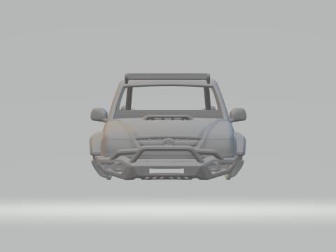Toyota hilux double cab custom 3D-Druckmodell