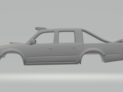 Toyota hilux double cab custom 3D-Druckmodell