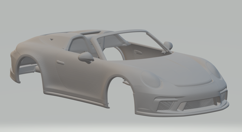 Porsche 911 speedster 3D 打印模型 .c4d .max .obj .3ds .fbx .stl .blend 