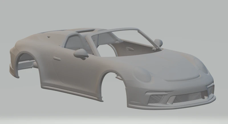 Porsche 911 speedster 3D Print Model .c4d .max .obj .3ds .fbx .stl .blend 