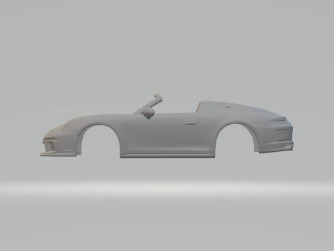 Porsche 911 speedster 3D 打印模型