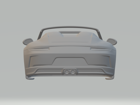Porsche 911 speedster 3D 打印模型
