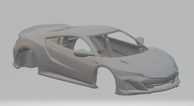 Acura nsx 3D Print Model .c4d .max .obj .3ds .fbx .stl .blend 
