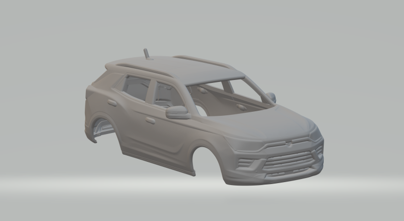 Ssangyong koronado 3D 打印模型 .c4d .max .obj .3ds .fbx .stl .blend 