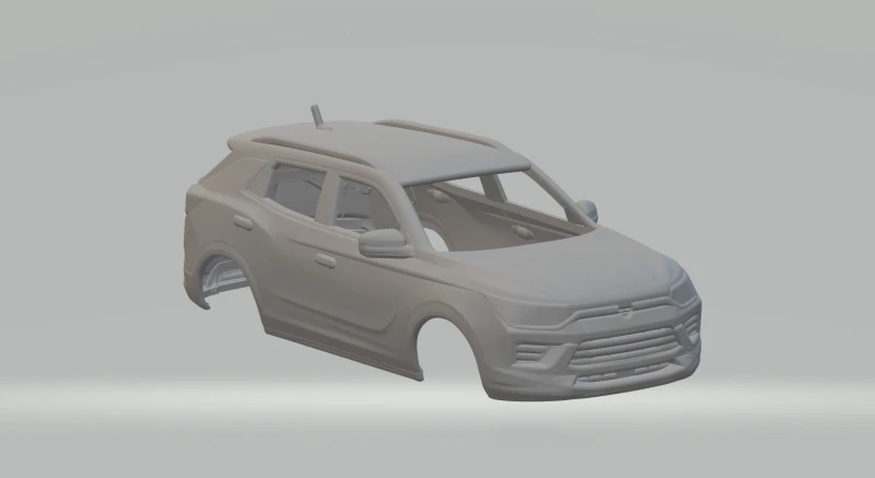 Ssangyong koronado 3D Print Model .c4d .max .obj .3ds .fbx .stl .blend 