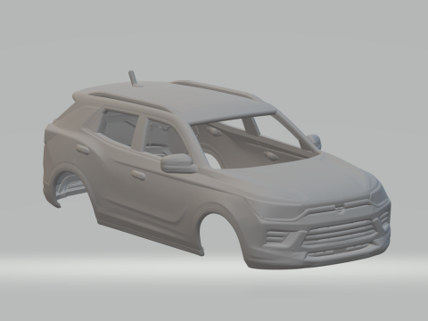 Ssangyong koronado 3D प्रिंट मॉडल