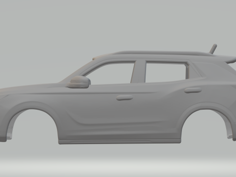 Ssangyong koronado 3D 打印模型