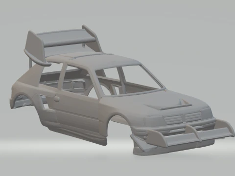 Пежо 205 ралі 3D Принт Модель