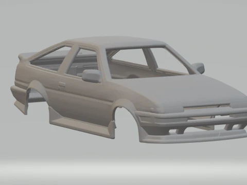 Toyota AE86 3D Print Model