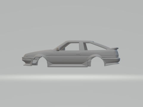 Toyota AE86 Modelo de Impressão 3D