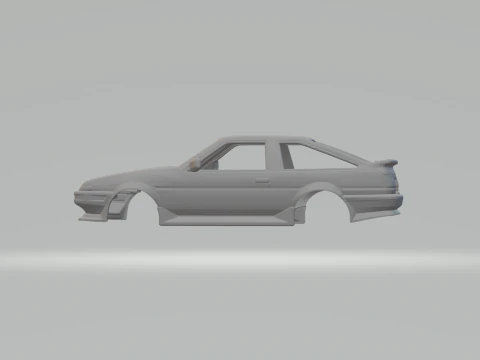 Toyota AE86 3D Druckmodell