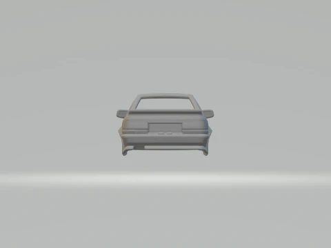 Toyota AE86 3D Druckmodell