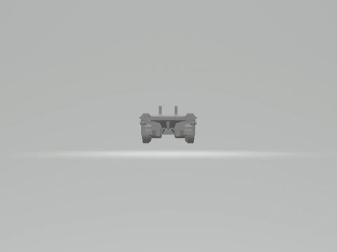 CONTAINER TRAILER WITH 4 AXLES 3D Print Model