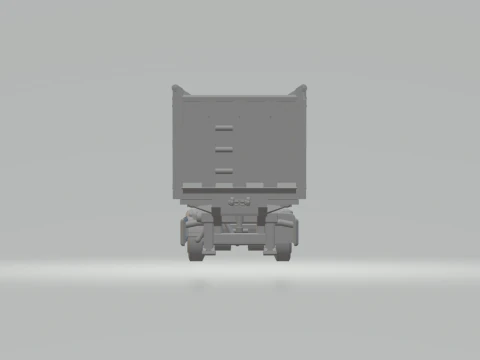 Trailer dumper 3 box 3D Print Model