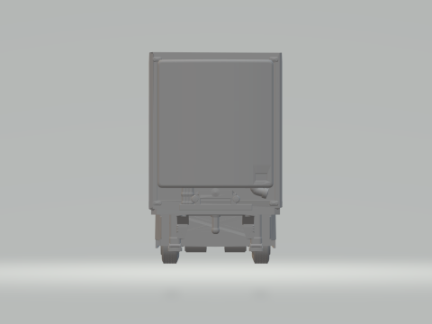 Trailer box euro 3D Baskı Modeli