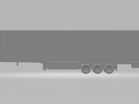 Trailer box euro 3D Baskı Modeli