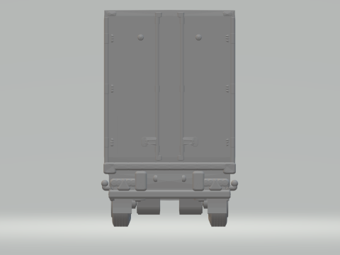 Trailer box euro 3D Baskı Modeli