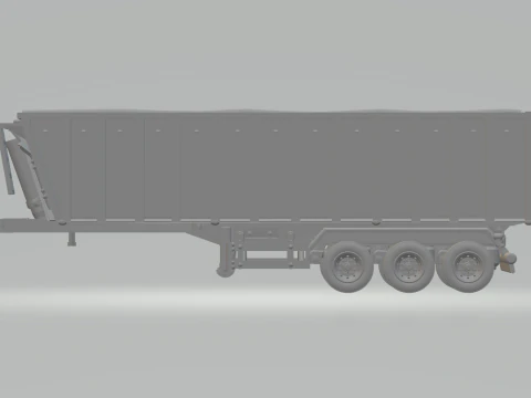 Trailer box euro 1 3D Print Model
