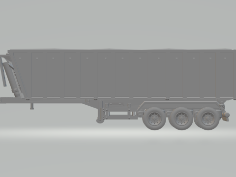 Trailer box euro 1 Modelo de Impressão 3D