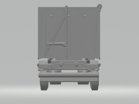 Trailer box euro 1 3D Print Model