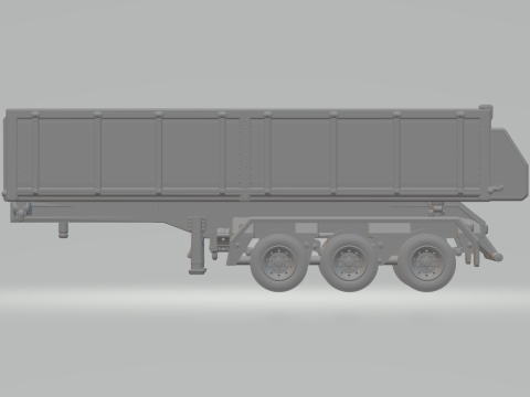 Trailer dumper euro 2 3Dプリントモデル