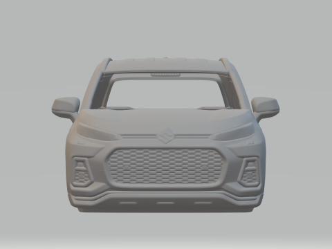 Suzuki across 3D-printmodel