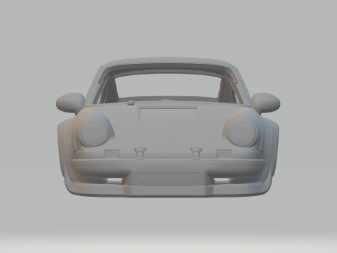 Porsche 911 custom 3D Print Model