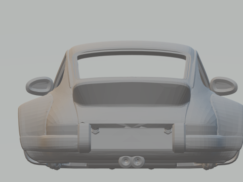 Porsche 911 custom 3D Print Model