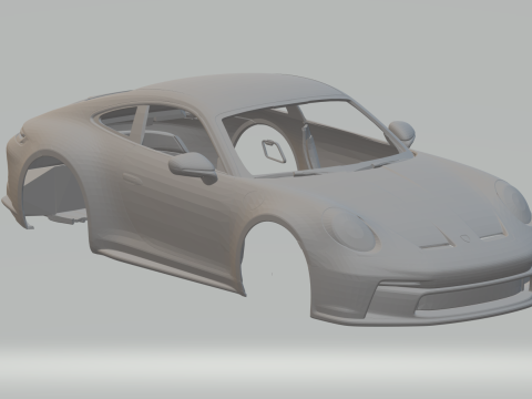 Porsche 911 gt3 touring 3Dプリントモデル