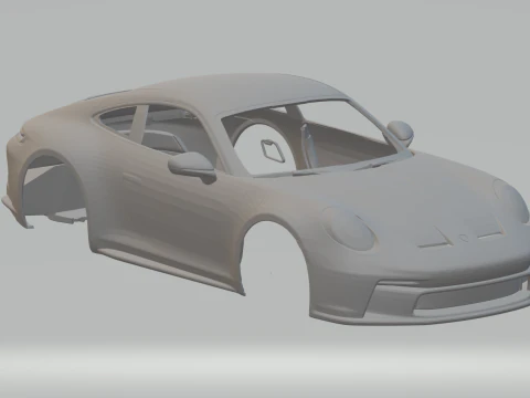 Porsche 911 gt3 gira Modelo de impresión 3D