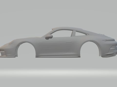 Porsche 911 gt3 touring 3Dプリントモデル