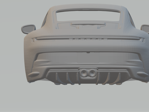 Porsche 911 gt3 touring 3Dプリントモデル