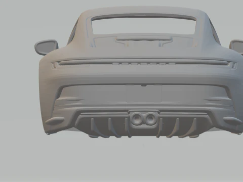 Porsche 911 gt3 touring 3D Print Model