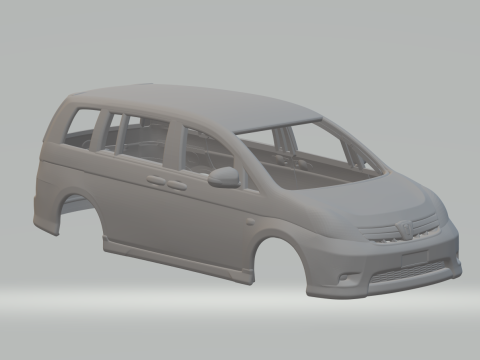 Toyota isis 3D Baskı Modeli